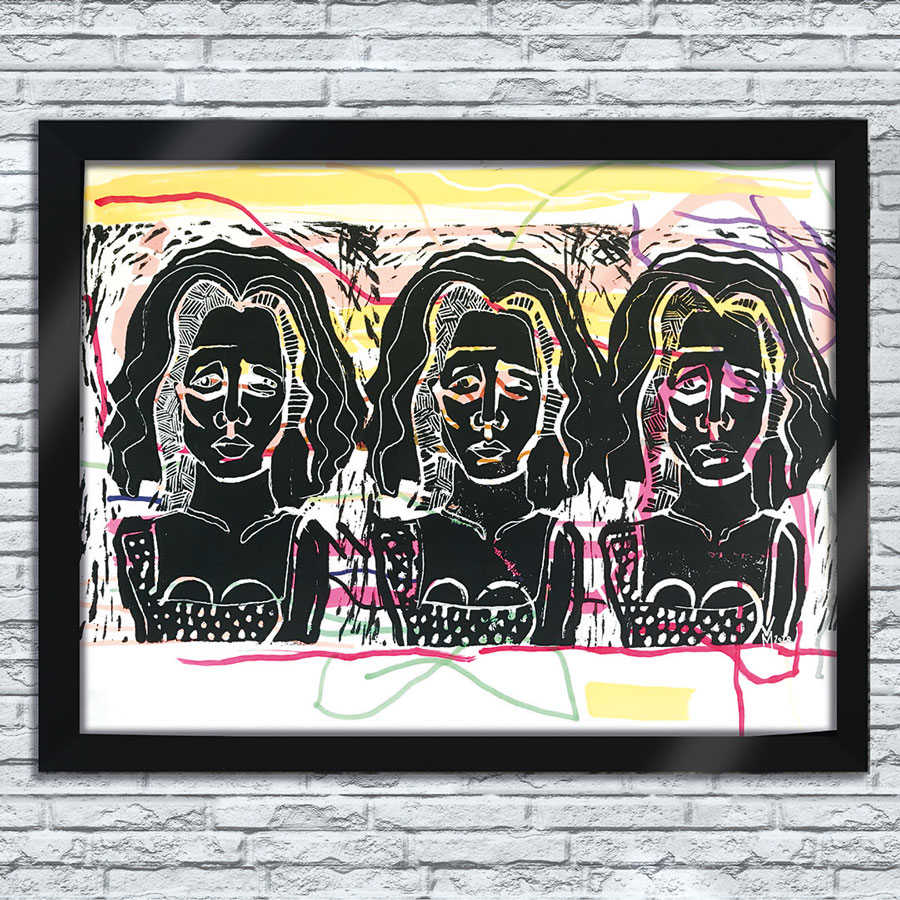 Three sisters 154-2020, 42x29,7cm, sold